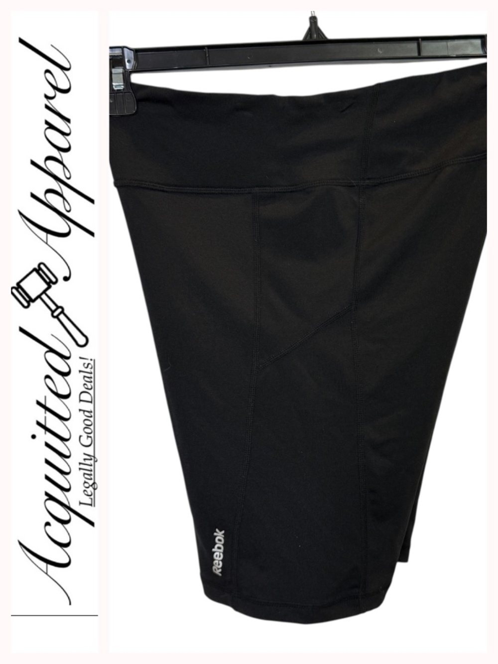 Reebok Black Performance Bike Shorts Size L